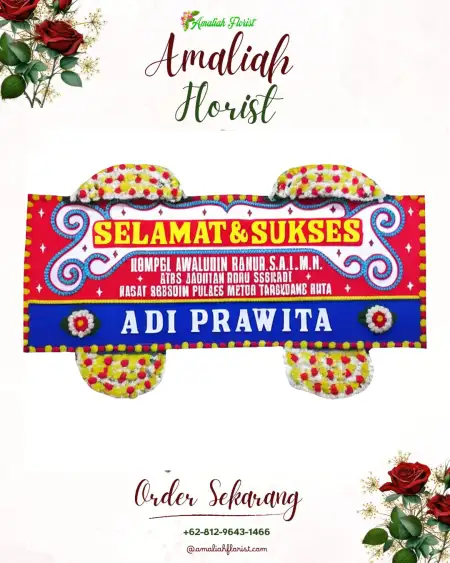 Papan Bunga Ucapan Selamat Pedurungan